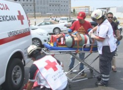Atropellan a motociclista en Avenida Rafael Buelna.