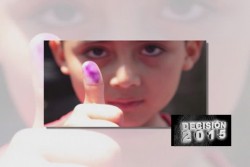 Los niños también votaron este día