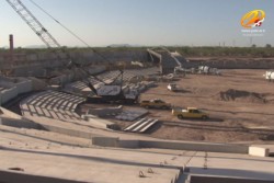 Nuevo Estadio de Béisbol de los Yaquis con un avance del 71 por ciento