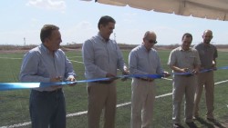 Nueva cancha de futbol  soccer sintética en el ICH