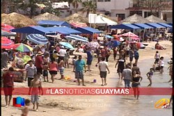Abarrotado San Carlos durante el primer fin de semana de vacaciones