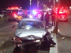 Lesionados y pérdidas materiales altas, deja como saldo accidente en la avenida del Mar.