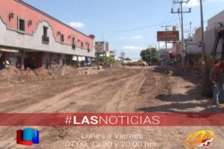 Avanzan obras en el centro de la ciudad