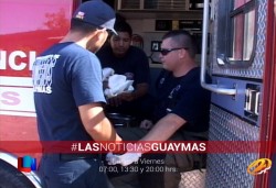 Se lesiona bombero durante un servicio