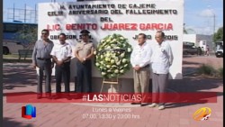 Conmemoraron aniversario luctuoso de Benito Juárez