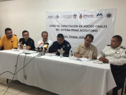Capacitarán a elementos de la Secretaría de Seguridad Pública en Juicios orales