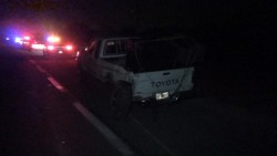 Muere conductor de camioneta
