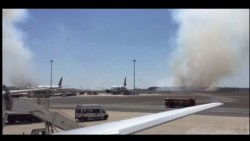 Cancelan vuelos en el aeropuerto de Roma por incendio forestal