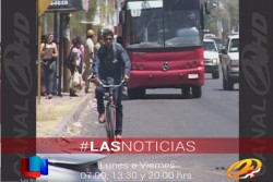 Ciclistas no deben circular por Ejes Viales: Cruz Roja