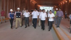 Autoridades estatales y municipales supervisan avance de obras y nuevo Estadio