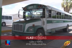 Trabaja al 50% transporte suburbano