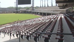Avances del nuevos estadio de Tomateros