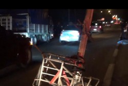 Muere individuo al ser atropellado en la carretera federal.