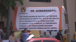 Se manifiesta personal de vertores de la ssa, por no recibir basificación