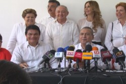 Acepta Malova comida con Manlio Fabio Beltrones