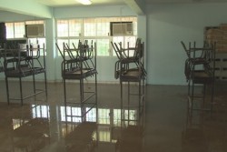 Por inundación no inician clases en la Emancipación del Pueblo