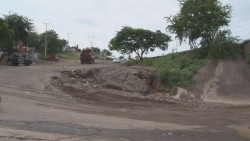 Lluvias afectan vialidades en Culiacán