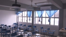 Suspenden clases en la escuela secundaria federal #5 en Culiacán por la falta del servicio de energía eléctrica.