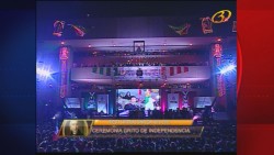 Ceremonia del Grito de Independencia en Sinaloa
