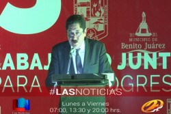 Alcalde de Benito Juárez, rindió su tercer infome de Gonbierno con resutlados palpables.