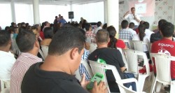 Imparten conferencia jóvenes príistas de Mazatlán.