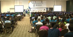 Con una asistencia multitudinaria Inauguran en Mazatlán las actividades del Tercer Encuentro de Jóvenes Investigadores.