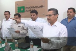Asume Antonino García la delegación de la Procuraduria Agraria