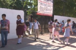 Por calor, ajustan horarios de clases en la Secundaria General #3