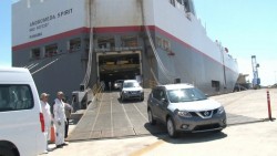 Llega a Mazatlán  primer embarque de autos importados de Japón.