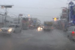 Fuertes lluvias se registran en Culiacán