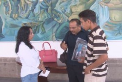 Desilusionados de la feria del empleo para personas con capacidades diferentes.