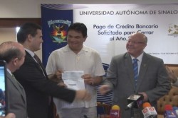 Paga la U.A.S  los 100 mdp que debía a una Institución Bancaria