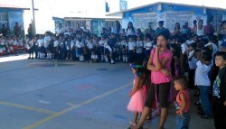 Inaugura Alcalde dos subestaciones eléctricas en escuelas de Educación Básica.