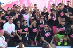 Todo un Éxito la carrera de 2 kilómetros "Pink zone", organizada por Canal 7 en prevención del Cáncer de Mama.
