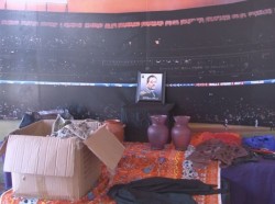 Altar de Muertos en memoria de deportistas