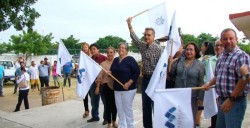 Se inaugura construcción de techumbre en centro educativo del Fovissste Playa Azul.