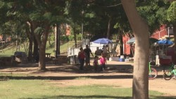 Desde temprano comenzó a llegar gente a centros de recreo.
