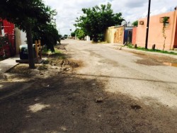 Calles en pésimo estado en el Fraccionamiento Capistrano
