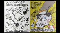 Indignan a Rusia caricaturas de 'Charlie Hebdo' sobre catástrofe aérea