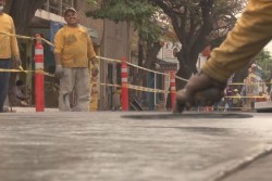 Rehabilitación de la calle Colón registra 50 % de avance