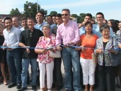 Inauguran avenida y muro de contención en la colonia 20 de noviembre.