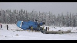 Se estrella helicóptero Mi-8 en Siberia, mueren doce