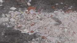 Denuncian calles en mal estado frente a clínica 35 del IMSS