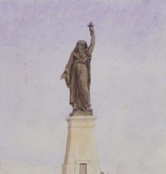 La Estatua de la Libertad fue ideada como una mujer musulmana con velo