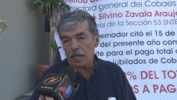 Presionan profesores jubilados de COBAES, con manifestación para agilizar pagos