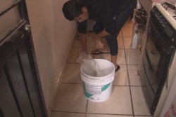 Se inundan viviendas del boluevard Agricultores.