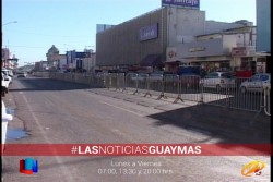 Colocan vallas sobre la Avenida Serdán