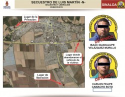 Captura la UEA dos presuntos secuestradores en Navolato