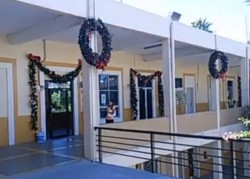 Desoladas las oficinas del ayuntamiento en estos días de festejos navideños.