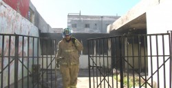 Se incendia casa en el centro de la ciudad.